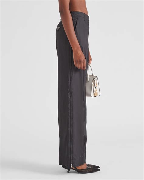 prada silk pants|prada technical pants.